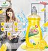 Froton advanced dishwash liquid, Yellow Lemon Dishwash liquid,Gel Non Acidic Safe on Hands Pure Extract of Lemon Leaves No Residue Grease Cleaner For All Utensils 500ml pack of 5 view 2