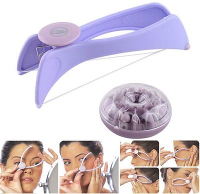 Moral Slique Eyebrow Face and Body Epilator Hair Removal Tweezers System Kit System Kit