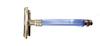 Beauty Tool Safety Men Razor Double Edge - Chrome, Closed Comb, for New & Experienced Shavers. Engineered to Provide a Smooth Shave Blue Colour (Pack of 1) view 2