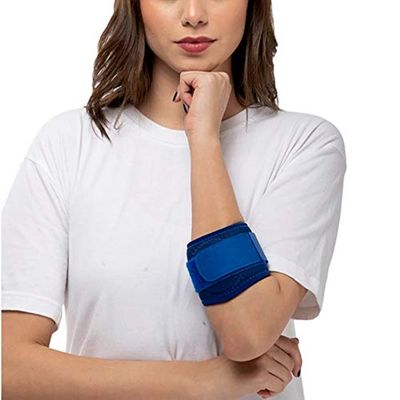 Sheetal Traders Neoprene Tennis Elbow Support with Compression Pad for Tennis and Golfer's Pain Relief Forearm Elbow (Universal Size-) Colour -Assorted