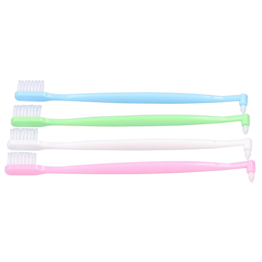 Tuft Brush, Teeth Cleaning Tiny Toothbrush Keep Mouth Healthy Toiletries for Elderly for Home for Children for Outdoor Travel