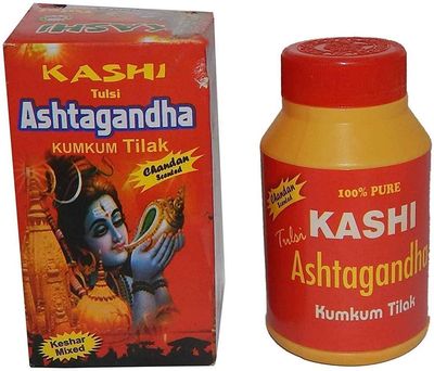 Achleshwar Original Kashi Ashtaganda Chandan Kumkum Tilak|Chandan Powder||God||Pooja|(250gm)(Pack of 1)
