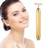 Beauty Bar 24k Golden Pulse Facial Massager, T-Shape Electric Sign Face Massage Tools for Sensitive Skin Face Pull Tight Firming Lift view 1