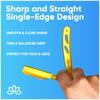 Equinox Professional Straight Edge Razor with 100 Single Derby Straight Razor Blades-Barber Straight Razor-Close Shaving Men's Manual Shaver-Disposable Straight Razor Blades-Straight Razor Kit view 4
