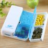 ARTIBETTER 4pcs Portable Foldable Medicine Storage Box 7 Grids Folding Pill Case Travel Pill Box Weekly Pill Organizer Drug Organizer Container Holder view 3