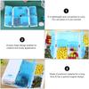 ARTIBETTER 4pcs Portable Foldable Medicine Storage Box 7 Grids Folding Pill Case Travel Pill Box Weekly Pill Organizer Drug Organizer Container Holder view 4