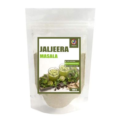 J Organics Chatpata Jaljeera Masala Powder | Instant Drink Mix | Jaljira Masala 100 Grams