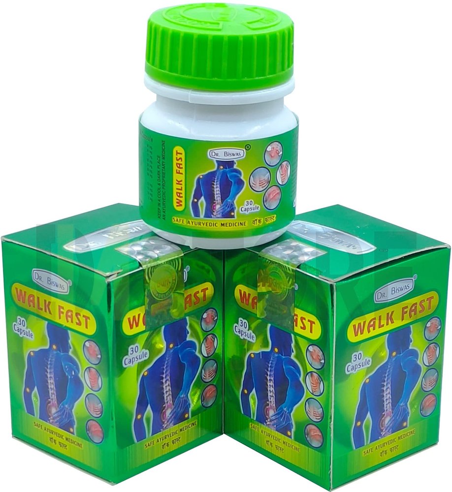 Dr. Biswas Walk Fast Capsule - Pack of 3.