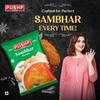 Pushp Brand Sambhar Masala 200g Pouch | Pack of 2 |Traditional South Indian Sambar Powder | Pure & Aromatic Spice Blend | No Artificial Flavors | No Preservative view 4
