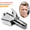 Wameay nose hair machine, professional manual cleaning brush stainless steel nose hair agent of men and women, waterproof, does not hurt the skin, durable view 4