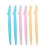 MANODHRUVA 6pcs Women's Eyebrow Trimmer Razor, Facial Razor with Safety Cover, 6 Razors view 1