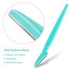 MANODHRUVA 6pcs Women's Eyebrow Trimmer Razor, Facial Razor with Safety Cover, 6 Razors view 3