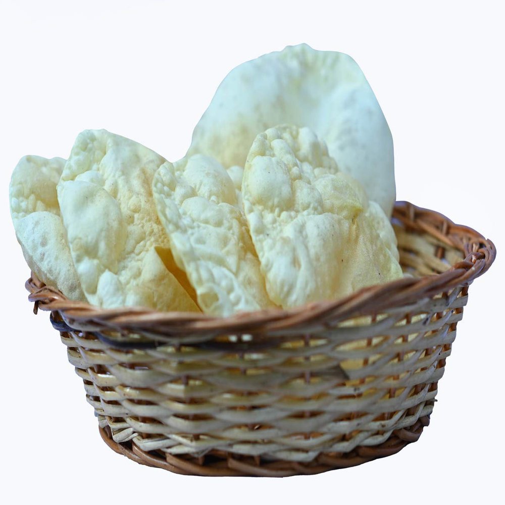 LJL Traders Traditional Kerala Homemade Pappadam / Papads / Fryms / Applam - Pack of 60