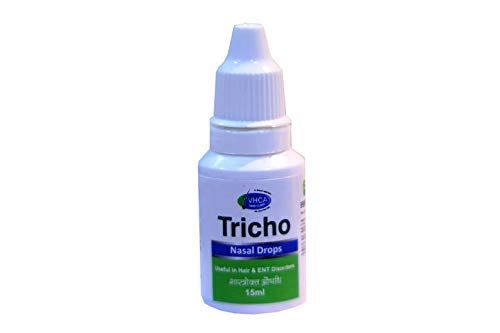 VHCA Tricho Nasal Drops | Ayurvedic Nasal Drops For Blocked Nose Snoring Allergy Sinusitis Infants Nasal Drops Tricho Nasal Drops