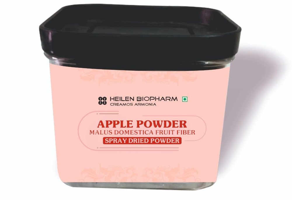 Heilen Biopharm Apple Powder 100 g | Spray Dried Apple Fruit Powder | Natural, Edible & Hygienically Packed | For Smoothies, Juices, Bakery & DIY Skin Care