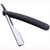 Beauty Tool Straight Edge Stainless Steel Folding plastic Shaving Razor - Matte Black (1Pcz) (Free 4 pcz Earring) 2 pair multi design view 1