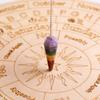 9Dzine Seven Chakra Crystal Stone Point Pendulum Dowsing | Chain Dowser Pendulum for Reiki Healing, Meditation Accessories, and Vastu Chakra Balancing view 2