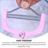 ARTIBETTER 2 Pcs Manual Facial Hair Removers Practical Hair Epilators Face Hair Threading Spring Epilator Full Body Hair Puller Plucker Beauty Tools Pink view 2