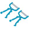 ARTIBETTER 2 Pcs Manual Facial Hair Removers Practical Hair Epilators Face Hair Threading Spring Epilator Full Body Hair Puller Plucker Beauty Tools Blue view 1