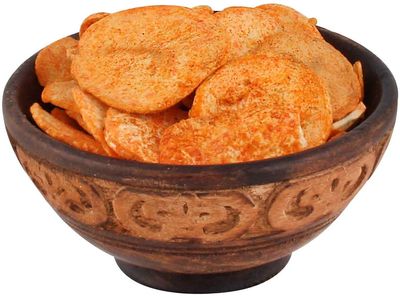 FreshoCartz House Homemade Rajasthani Famous Aalu Papdi Aalu Chips Spicy Tangy Blended with Red Chilli Spices (1800Gram)