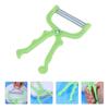 ARTIBETTER 2 Pcs Manual Facial Hair Removers Practical Hair Epilators Face Hair Threading Spring Epilator Full Body Hair Puller Plucker Beauty Tools Green view 2