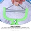 ARTIBETTER 2 Pcs Manual Facial Hair Removers Practical Hair Epilators Face Hair Threading Spring Epilator Full Body Hair Puller Plucker Beauty Tools Green view 3
