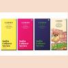 CARRA 55% Dark Chocolate Combo Pack | Pack of 7 55% Dark Chocolate Bars - Flavorful and Rich - Cashews & Biscotti, Cashews & Cranberries, Sea Salt & California Almonds, Cardamom, Cinnamon, Meetha Paan and Fennel Seeds view 3