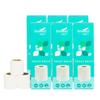 Imvelo 2 Ply Toilet Tissue Rolls - 3240 Pulls (180 Pulls x 18 Rolls) Soft, Highly Absorbent, Septic Safe, 100% Virgin Pulp, OBA-Free Tissue Paper Roll, Bathroom Toilet Roll Pack of 18 - Home & Office view 1