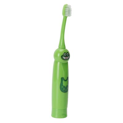 Electric Toothbrush, Easy To Clean Children Toothbrush, for Girls for Boys(Green frog)