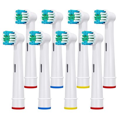 Verilux Replacement Toothbrush Heads Compatible Refills for Most Braun Oral-B Electric Toothbrushes, Classic Precise Clean Replacement Brush Heads (Pack of 8)