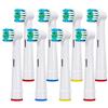 Verilux Replacement Toothbrush Heads Compatible Refills for Most Braun Oral-B Electric Toothbrushes, Classic Precise Clean Replacement Brush Heads (Pack of 8) view 1