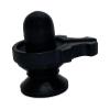 MAHANT JI Pure Siddha Black Marble Stone Shivaling or Shiva Lingam with Gangajal and Chandan from Kashi (Size 5.5 x 5.5 Cm) view 3