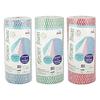 Fabby Non-Woven Kitchen Towel Roll Reusable and Washable Fabric Kitchen Wipes Pack of 5 (9x8, 60 pulls each, Multi) view 1