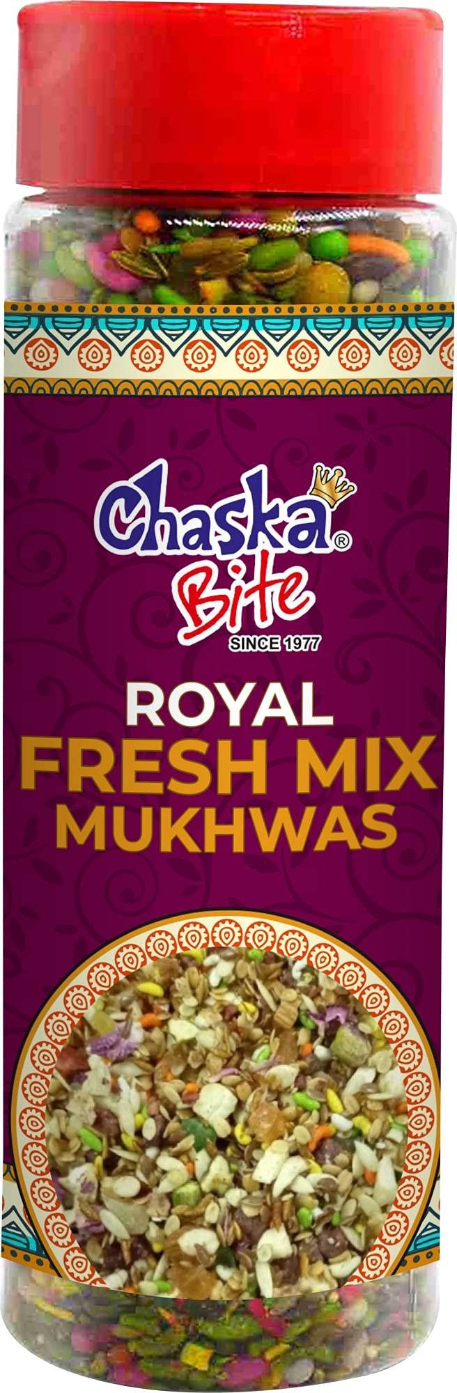 Chaska Bite|Mouth Freshner|Mukhwas|Saunf Covered with Pepper Mint|250gm