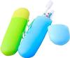 Prachit Anti Bacterial Toothbrush Container // Tooth Brush Caps // Toothbrush Cover Case // Toothbrush Holder for Outdoor Travel (Pack of 3) (Multi Color) (3) view 1