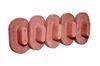 Clay Foot Scrubber (Pack of 5 | Brown) view 2