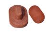 Clay Foot Scrubber (Pack of 5 | Brown) view 3