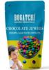 BOGATCHI Chocolate Jewels, Chocolate for Kids, Colorful GEMS Chocolate, Chocolate Buttons for Kids,200G view 1