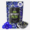 BLUE TEA - Butterfly Pea Flower Tea - 60gm - 120+ Cups | Aparajita - Shankhpushpi | ANTIOXIDANT RICH | Herbal Tea - Flower Based - Detox Tea - Caffeine Free | Zipper Pack view 1