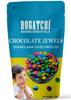 BOGATCHI Chocolate Jewels, Chocolate for Kids, Colorful GEMS Chocolate, Colorful Chocolate Buttons for Kids,75G view 1