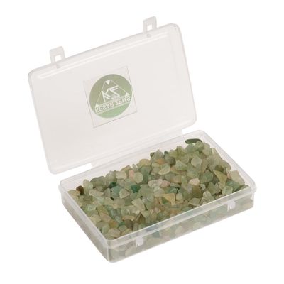 KESAR ZEMS Natural Green Aventurine Crystal Stones Chip Pack of 100 gm for Home Dcor/Meditation.