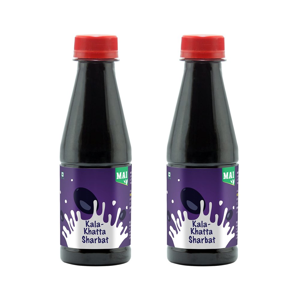 MAI Kala-Khatta Sharbat 200 ML (PACK OF 2)