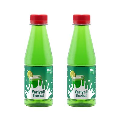 MAI Varyali Sharbat 200 ML (Fennel Seed, Aniseed, Sonf) (PACK OF 2)