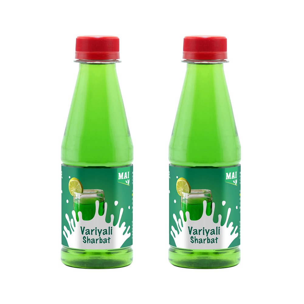 MAI Varyali Sharbat 200 ML (Fennel Seed, Aniseed, Sonf) (PACK OF 2)