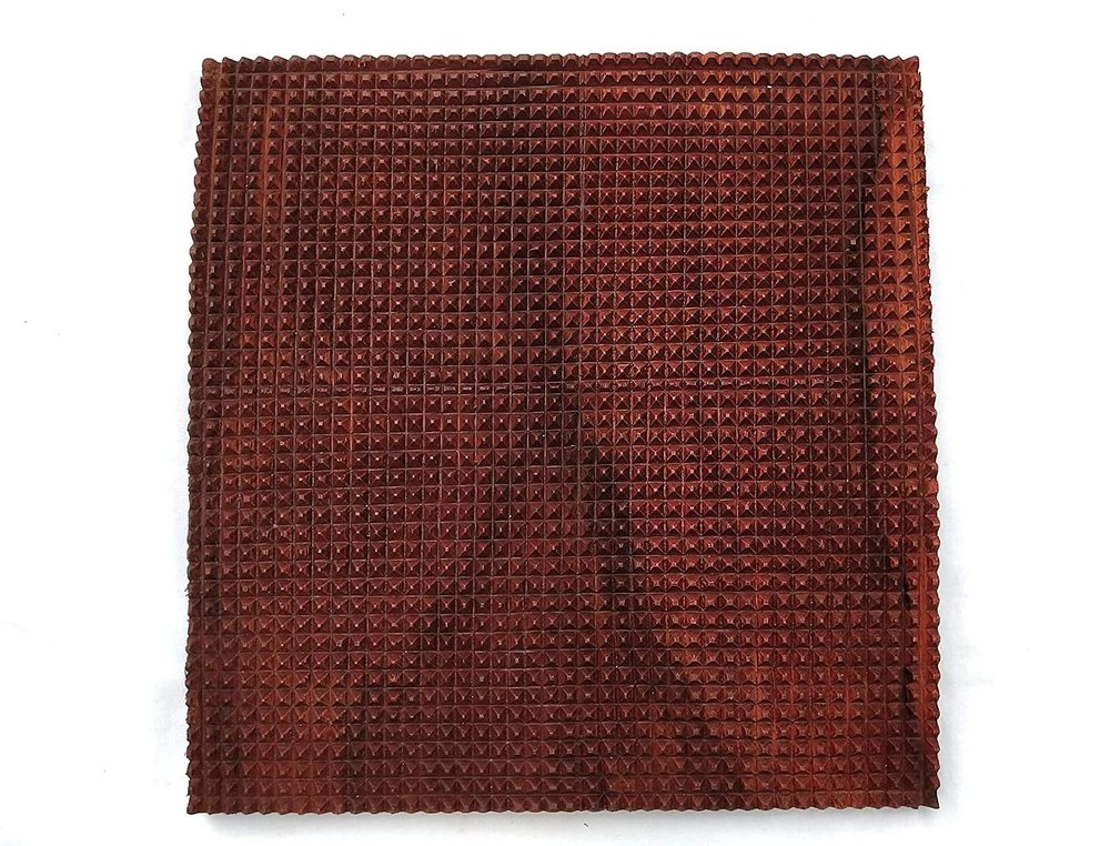 Silistar Acupressure Wooden Mat for Feet Care Handheld Massager (Brown)