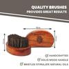 UrbanMooch | Beard Grooming Kit for Men | Onion Beard Oil Boar Bristle Brush U Shape Comb | Promotes Growth Nourishes Styles | 3-in-1 Set view 3