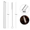 ALINK Reusable Glass Boba Straws, 14mm Extra Wide Clear Smoothie Straws for Bubble Tea, Pack of 4 with 1 Case and 2 Brush view 2