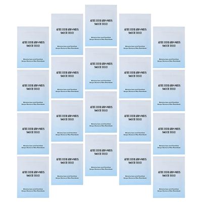 Minkissy Prep Pads Wax Removal Wipes Individually Wrapped Oil Wipes After Waxing Finishing Supplies for Home Salon Summer 20PCS