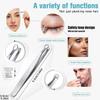Anvirtue Universal Nose Hair Trimming Tweezers, Stainless Steel Eyebrow Trimmer, Friendly Round Tip, No Mirror Needed Easy Cut, for Noses, Sideburns, Brow, Body (1PC) view 2