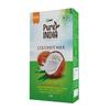 Pure India - Coconut milk 200 gm - Pack of 12, Unsweetened, from Selected Coconuts for Richness and Flavour view 1